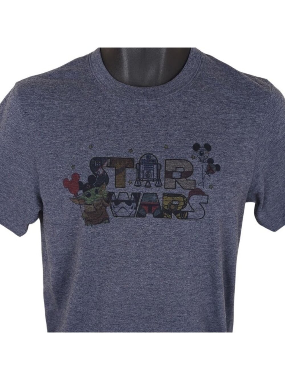 Star Wars T Shirt Mens Size Small Blue Walt Disney World Galaxys Edge